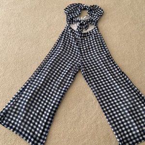 Skylar and Madison Gingham Jumpsuit